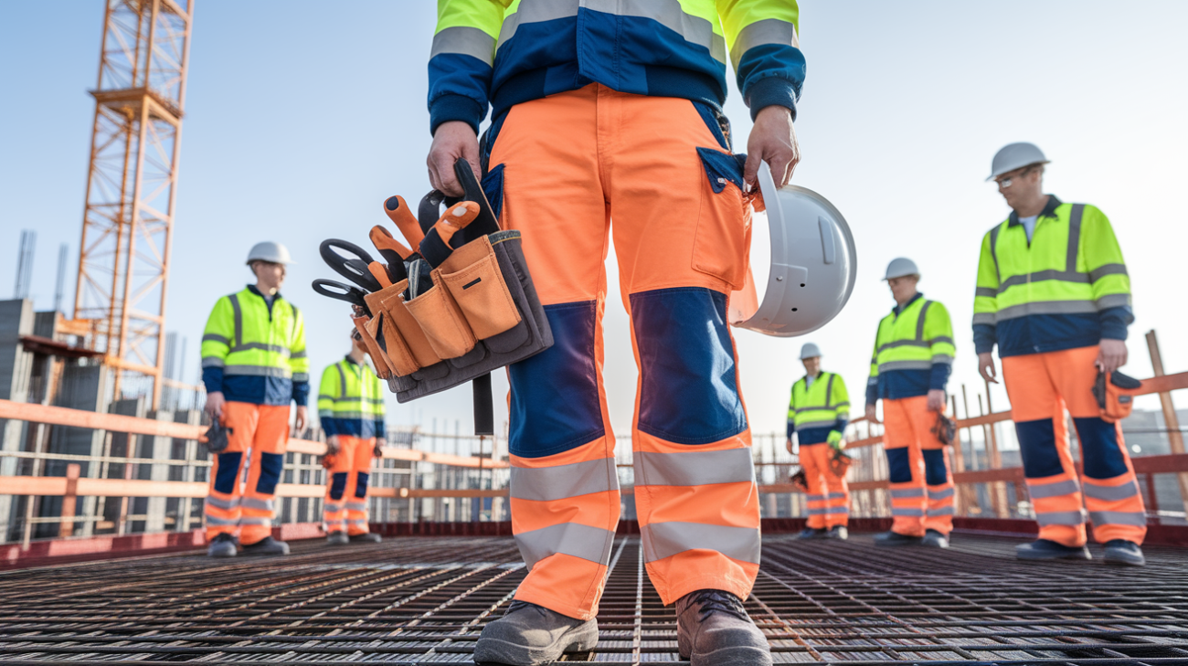 Waterproof Hi Vis Work Trousers