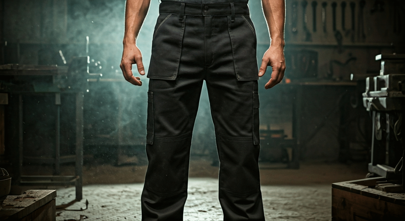 Durable Work Pants with Integrated Knee Pads Available at Premier Workwear Clothing Retailers